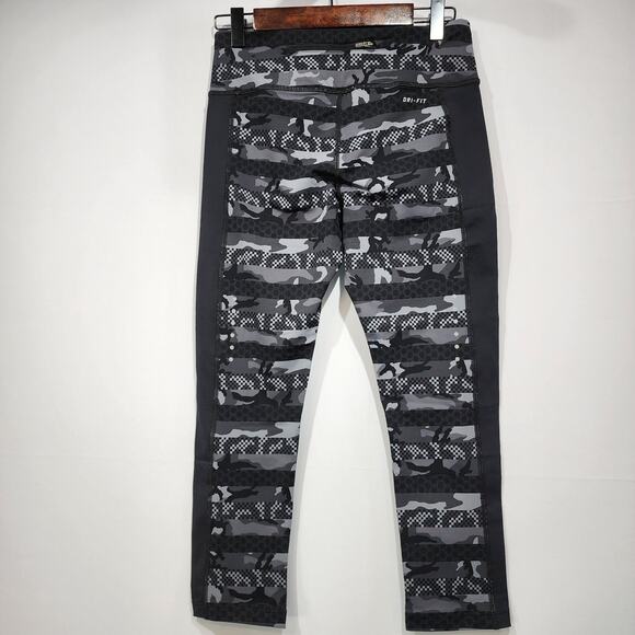 Nike Dri-Fit Epic Lux Running Capri Gray/Black S - Picture 3 of 6